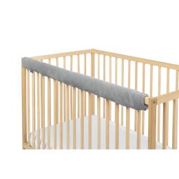 Kūdikio / vaiko Lovytės apsauga 116 cm "UP Velvet grey" 