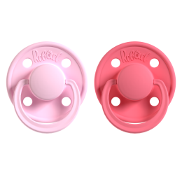 Rebael čiulptukai mono rožinis raudonas 2vnt dydis 1