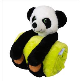 Pledas kūdikiui "Panda" 100x85 su migduku .  Dovanos palankynoms