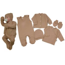 Kūdikio kraitelis - drabužėliai naujagimiui "Bear glamour" baltas  5 dalių internetu geresne kaina