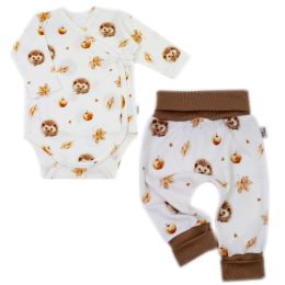 Drabužėliai kūdikiui "Galaxy beige" 2 dalių I Drabužių komplektukas kūdikiui
