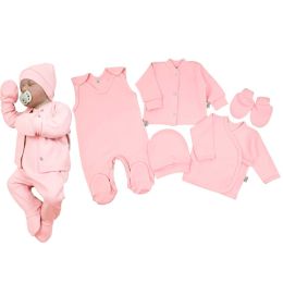 Kūdikio kraitelis - drabužėliai naujagimiui "Bear glamour" baltas  5 dalių internetu geresne kaina