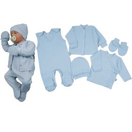 Kūdikio kraitelis - drabužėliai naujagimiui "Bear glamour" baltas  5 dalių internetu geresne kaina