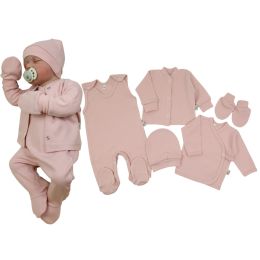 Kūdikio kraitelis - drabužėliai naujagimiui "Bear glamour" baltas  5 dalių internetu geresne kaina