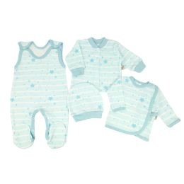 Kūdikio kraitelis - drabužėliai naujagimiui "Bear glamour" baltas  5 dalių internetu geresne kaina