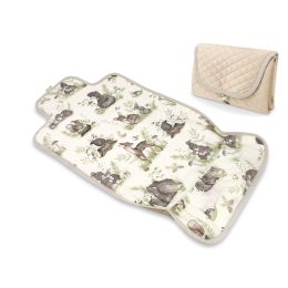 Neperšlampamas pervystymo paklotas kūdikiui "Zoo nugat" 93 x 50 cm