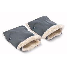 Pirštinės-mova vežimėliui ar rogėms "Winter+" pilkos spalvos