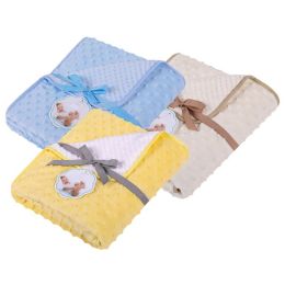 Pledas kūdikiui "Double" 80x90 (įvairios spalvos) 1 vnt.
