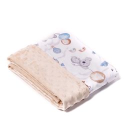 Pledas su gėlėmis, ryškus, kūdikiui