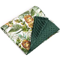 Pledas kūdikiui "Tiger" 100x75cm  žalias