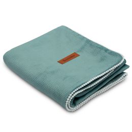 Pledas kūdikiui "Velvet+ green" 100x75cm