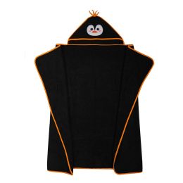 Rankšluostis kūdikiui "Bear" su gobtuvu 100x120cm rudas 