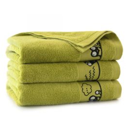 Rankšluostis "Monsters" 130X70 cm limon