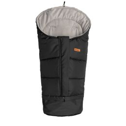 Šiltas miegmaišis - vokelis vežimėliui  "Combi" Black/Grey 