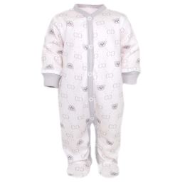 Šliaužtinukai kūdikiui "Bear glamour " pilki