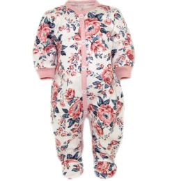 Šliaužtinukai kūdikiui "Flora" rausvi