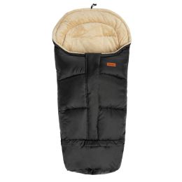 Šiltas miegmaišis - vokelis vežimėliui "Combi" Black/Beige