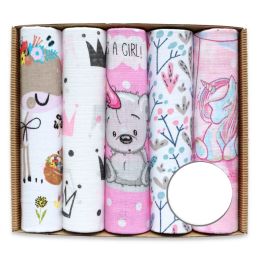 Vystyklai kūdikiui - 5 dalių komplektas "Girl"