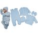 Kūdikio kraitelis - drabužėliai naujagimiui "Bear glamour" baltas  5 dalių internetu geresne kaina
