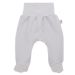 Kelnytės kūdikiui "Jersey" pilkos su pėdutėmis I Drabužiai kūdikiams