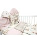6 dalių kraitelis kūdikiui "Giraffee" dusty pink