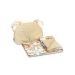 Komplektas kūdikiui "Natural lilia" pledas 56x76 cm ir pagalvė 36x28 cm