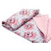 Pledas kūdikiui "Dolce Vita" 100x75cm  rožinės spalvos
